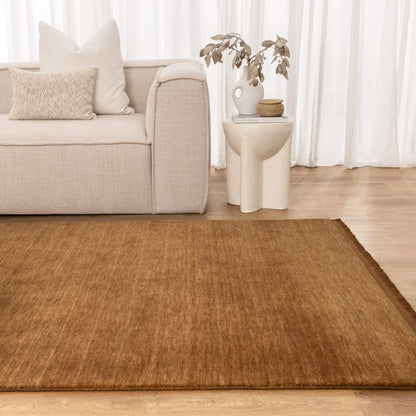 Charleston Hand-Knotted Wool Rug – Butterscotch