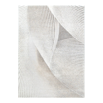 Dorado Abstract Contour Grey Beige Rug