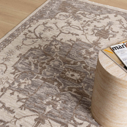 Horizon Vintage Medallion Rug – Ivory