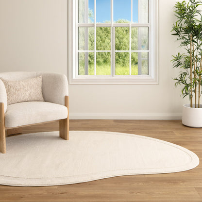 Nessa Jellybean Rug – Soft Ivory