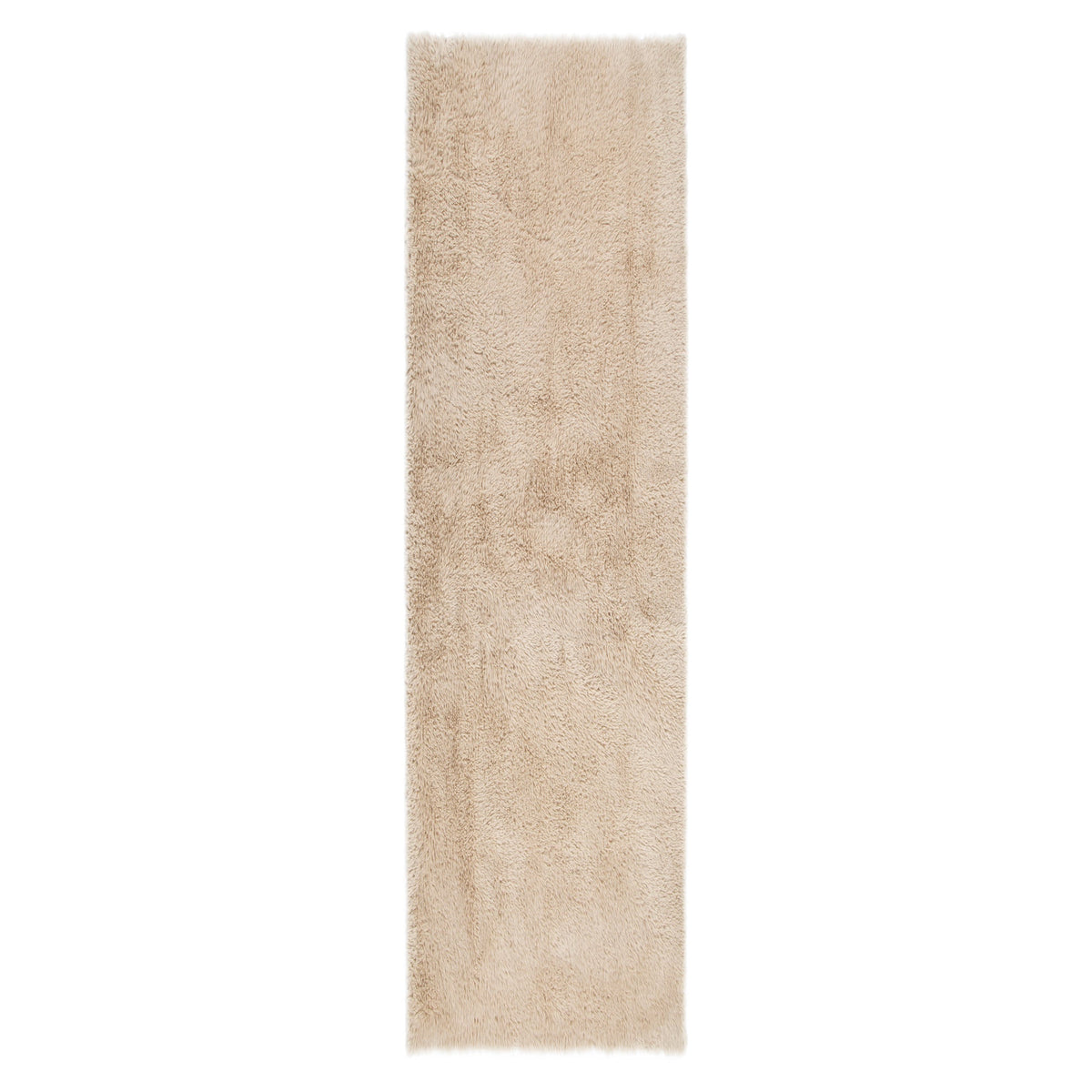 Lyla Machine Washable Shaggy Natural Runner