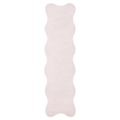 Ollie Scalloped Irregular Runner Pink