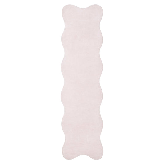 Ollie Scalloped Irregular Runner Pink