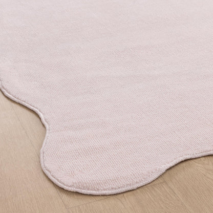 Ollie Scalloped Irregular Runner Pink