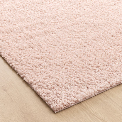Lune Fluffy Shaggy Rug – Blush Pink