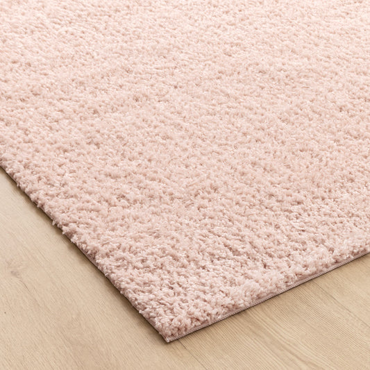 Lune Fluffy Shaggy Rug – Blush Pink
