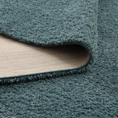 Lune Fluffy Shaggy Rug – Teal