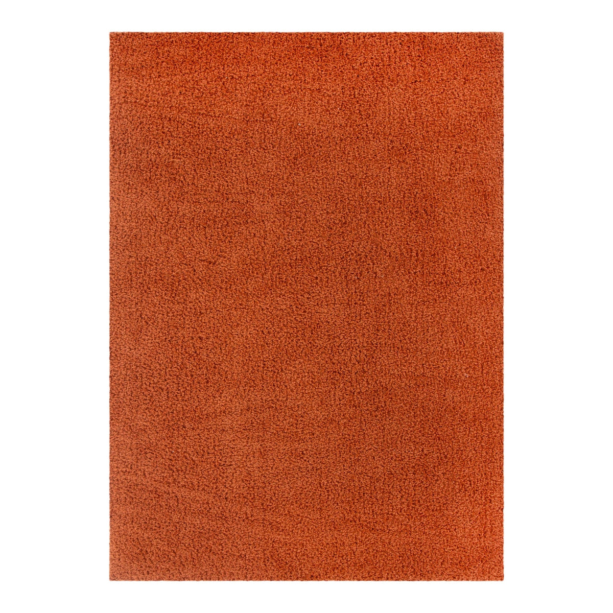 Lune Fluffy Shaggy Rug – Terracotta