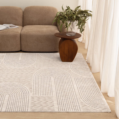Solenne Arches Rug – Warm Neutral