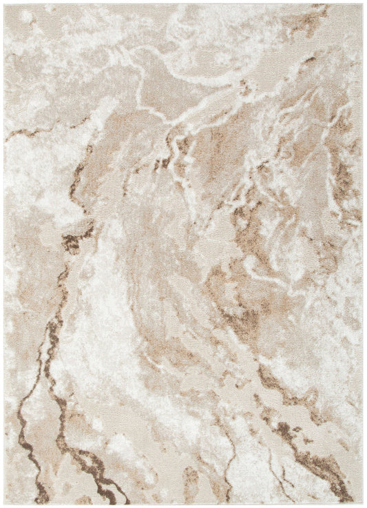 Edition Marble Abstract Rug – Beige