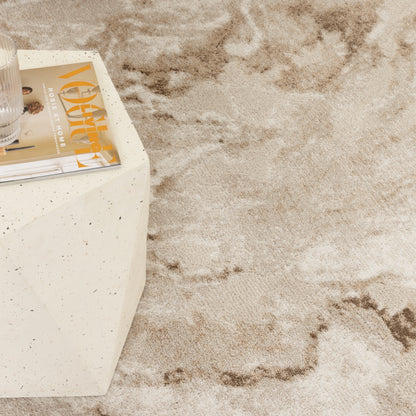 Edition Marble Abstract Rug – Beige